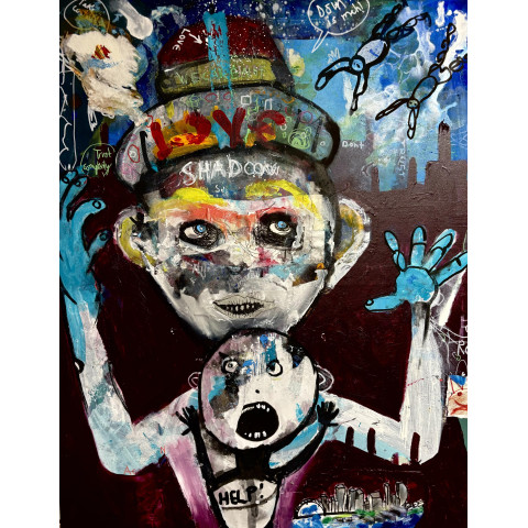 Self portrait as a therapist